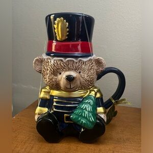 New Bear Nutcracker Mug With Topper
